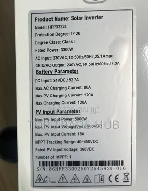 Golden Solar Hybrid Solar Inverter 24v 3.3kva/3300w
