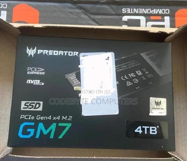 Acer Predator Gm7 Internal Ssd M.2 Pcie Gen 4*4 Nvme 2280 - 4tb
