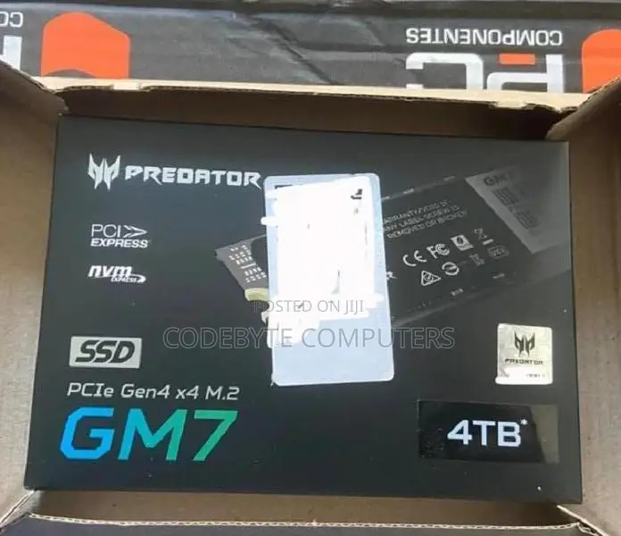 Acer Predator Gm7 Internal Ssd M.2 Pcie Gen 4*4 Nvme 2280 - 4tb