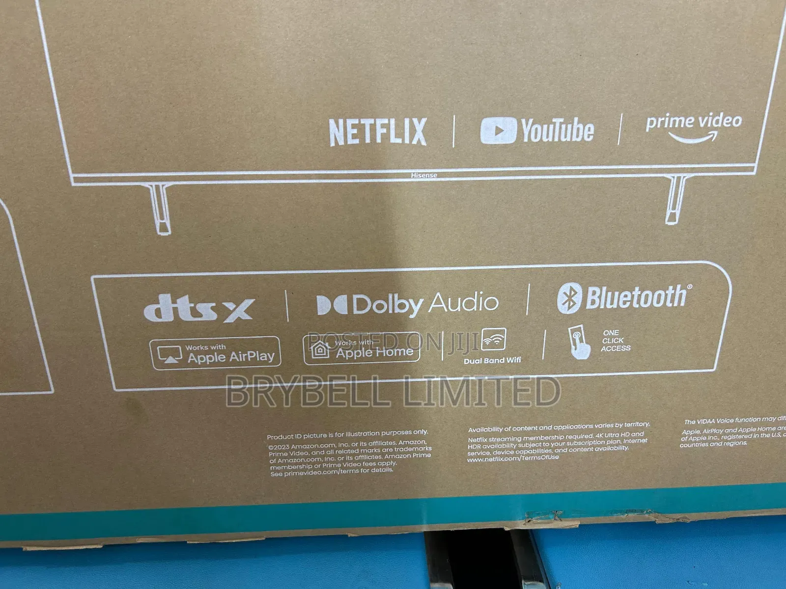 New Hisense Smart Tv 55" A6 Series, Tv