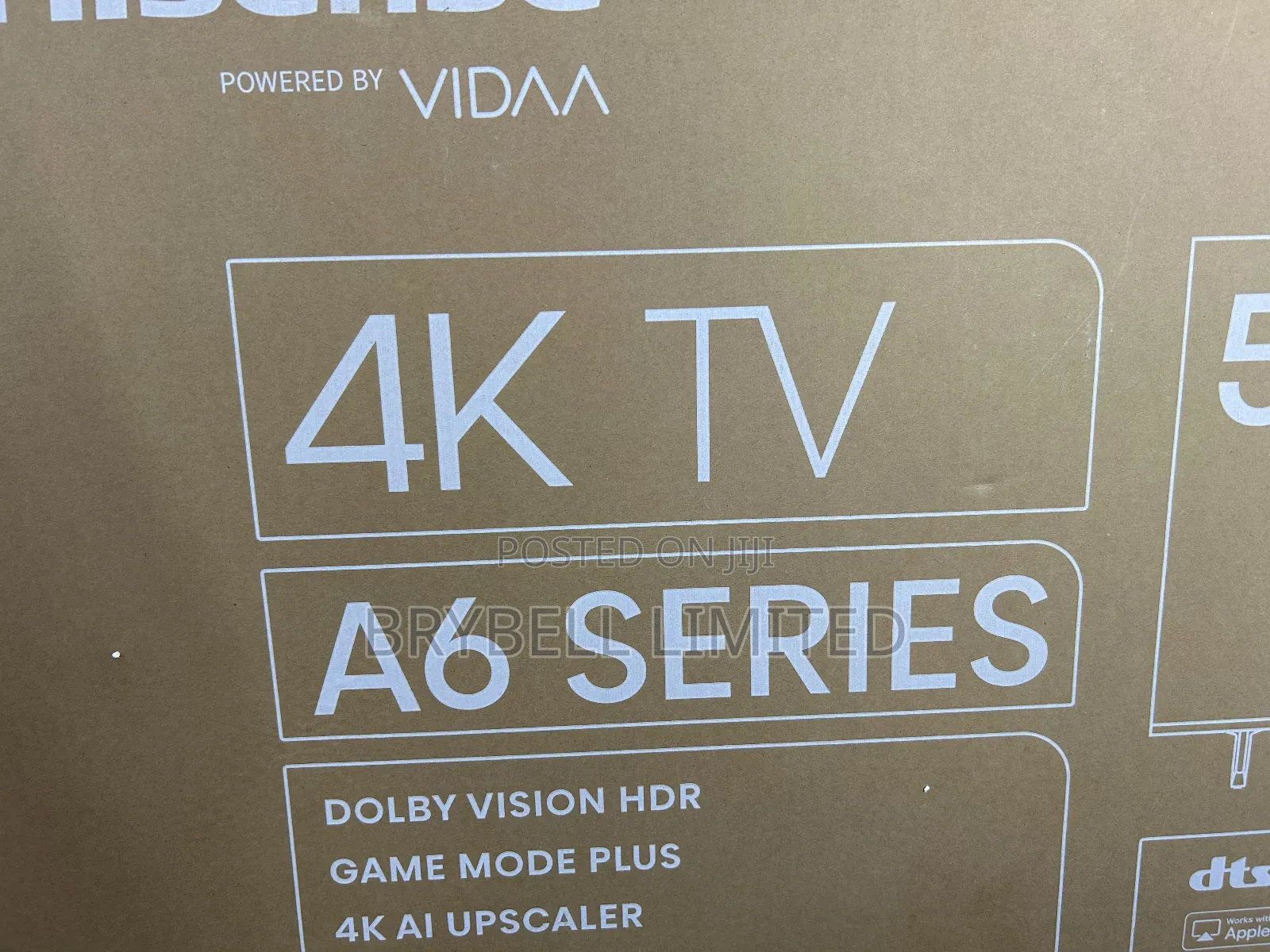 New Hisense Smart Tv 55" A6 Series, Tv