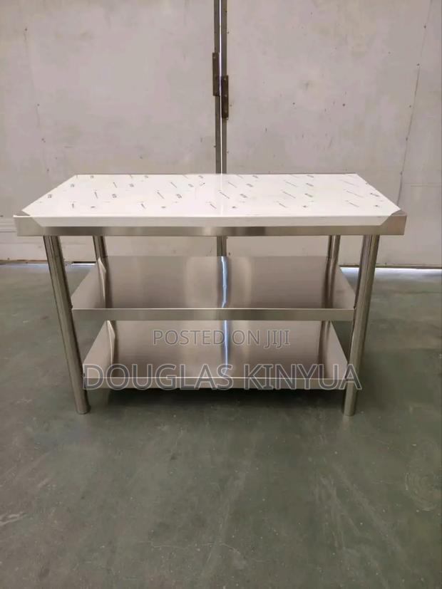 Stainless Steel Working Table ( 3tiers Stainless Steel Working Table) - main view