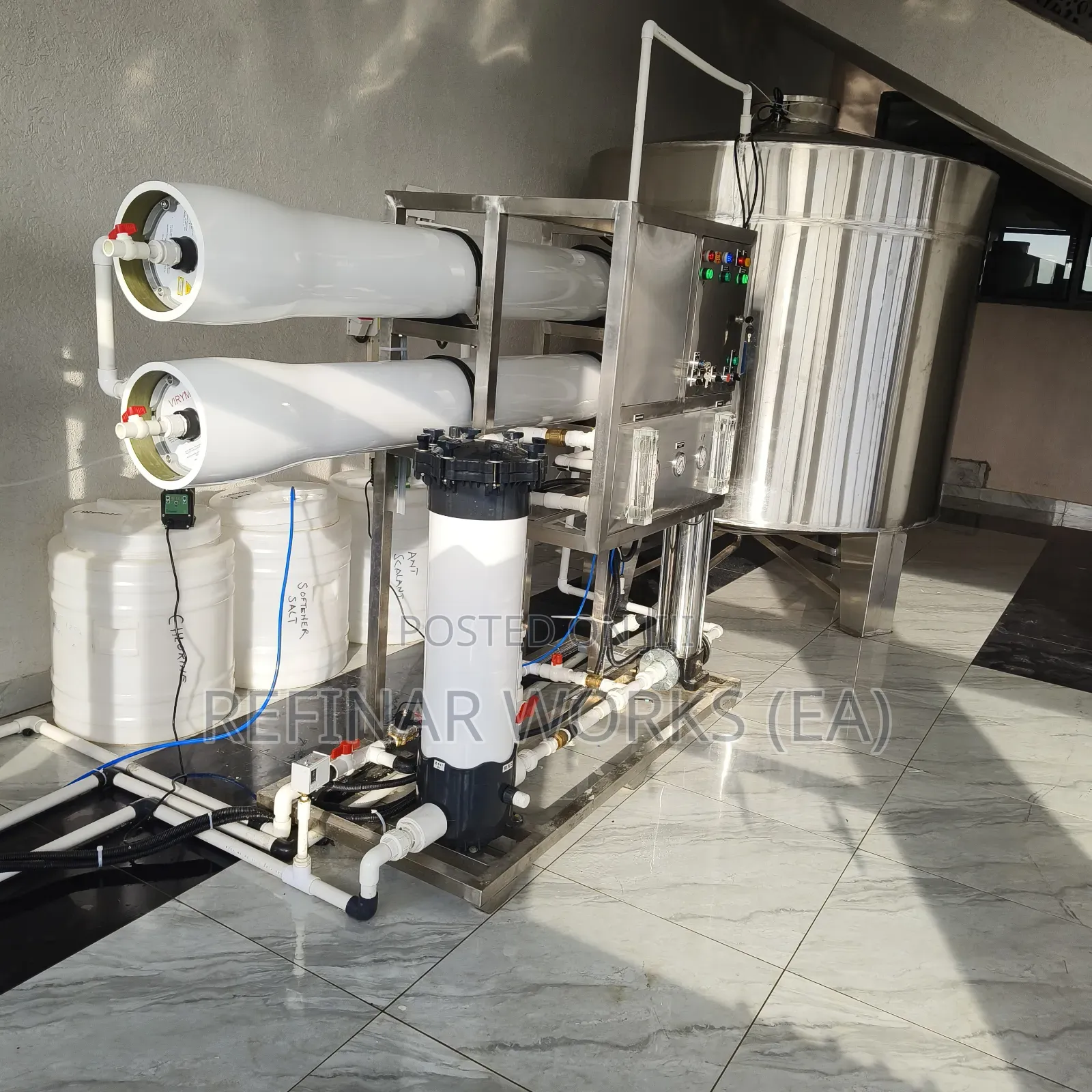 Industrial Reverse Osmosis Machine – Design, Supply Service