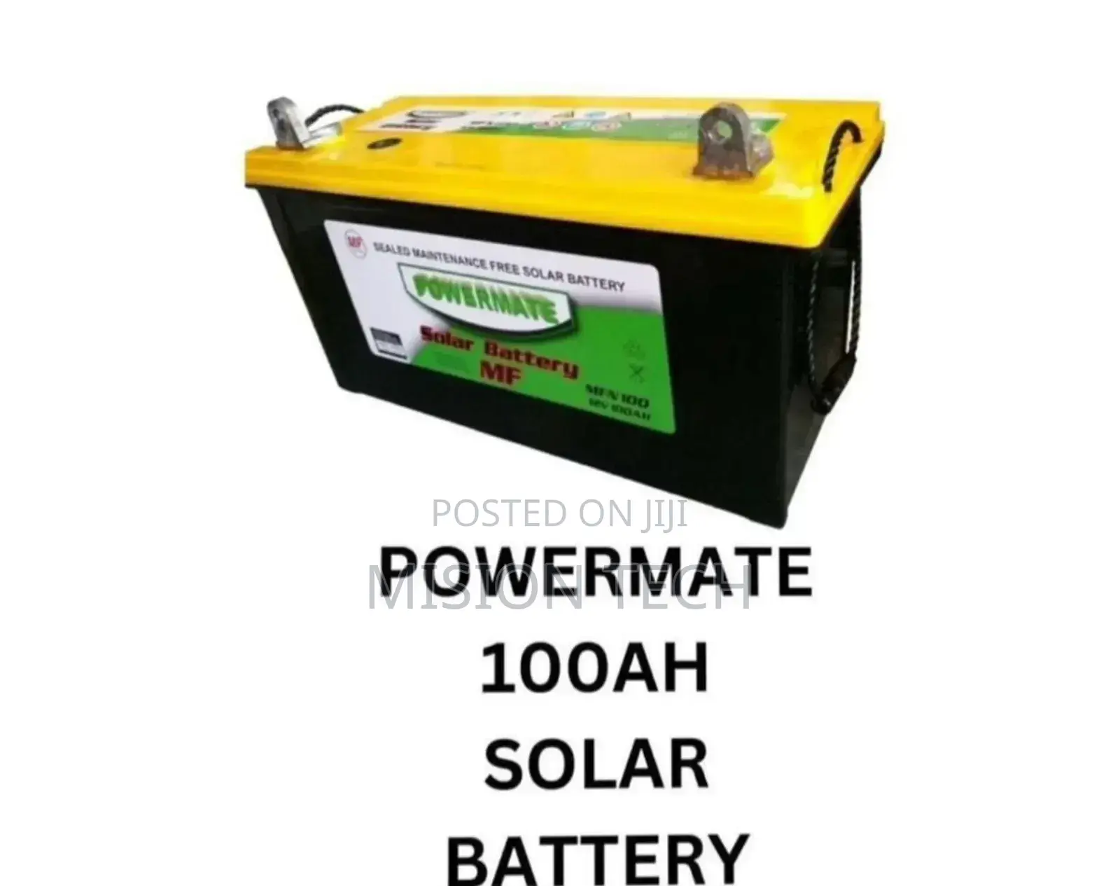 Powermate 100ah Sealed Maintenance-Free Solar Battery 
