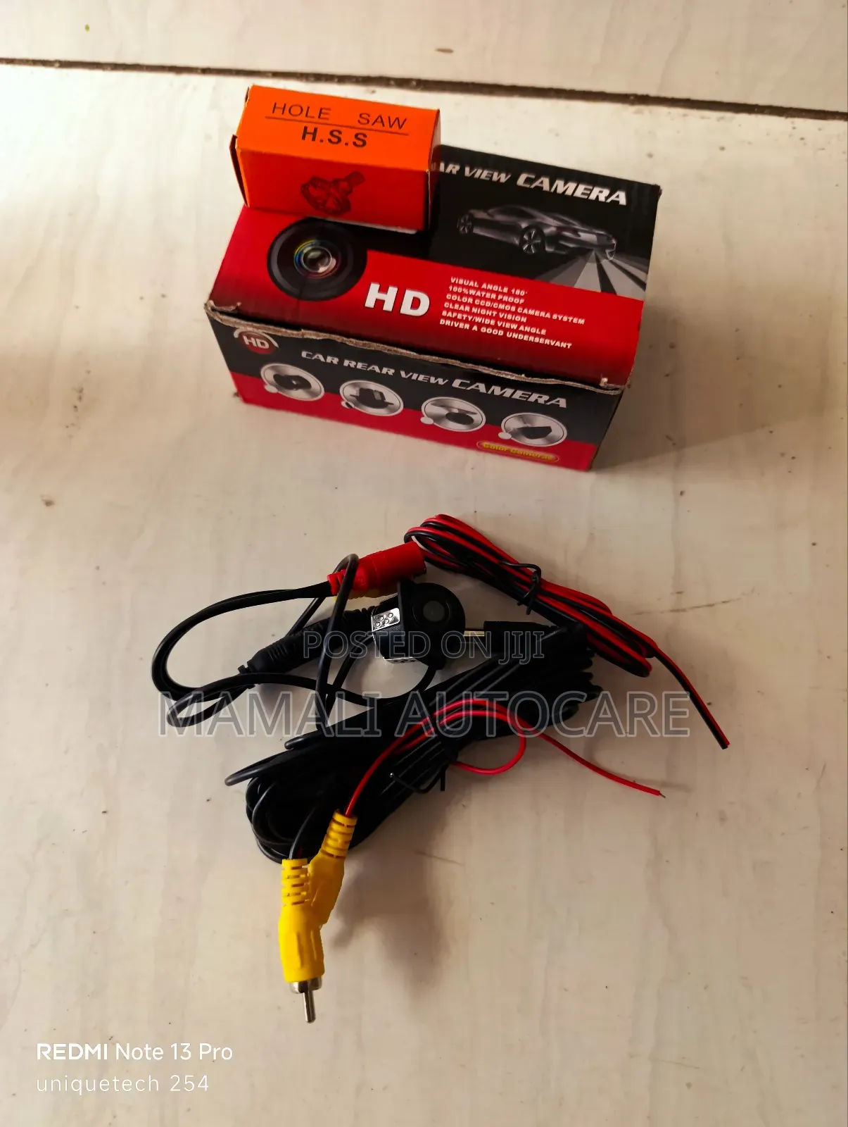 Universal Hd Reverse Camera- Drilling Type With Clear View