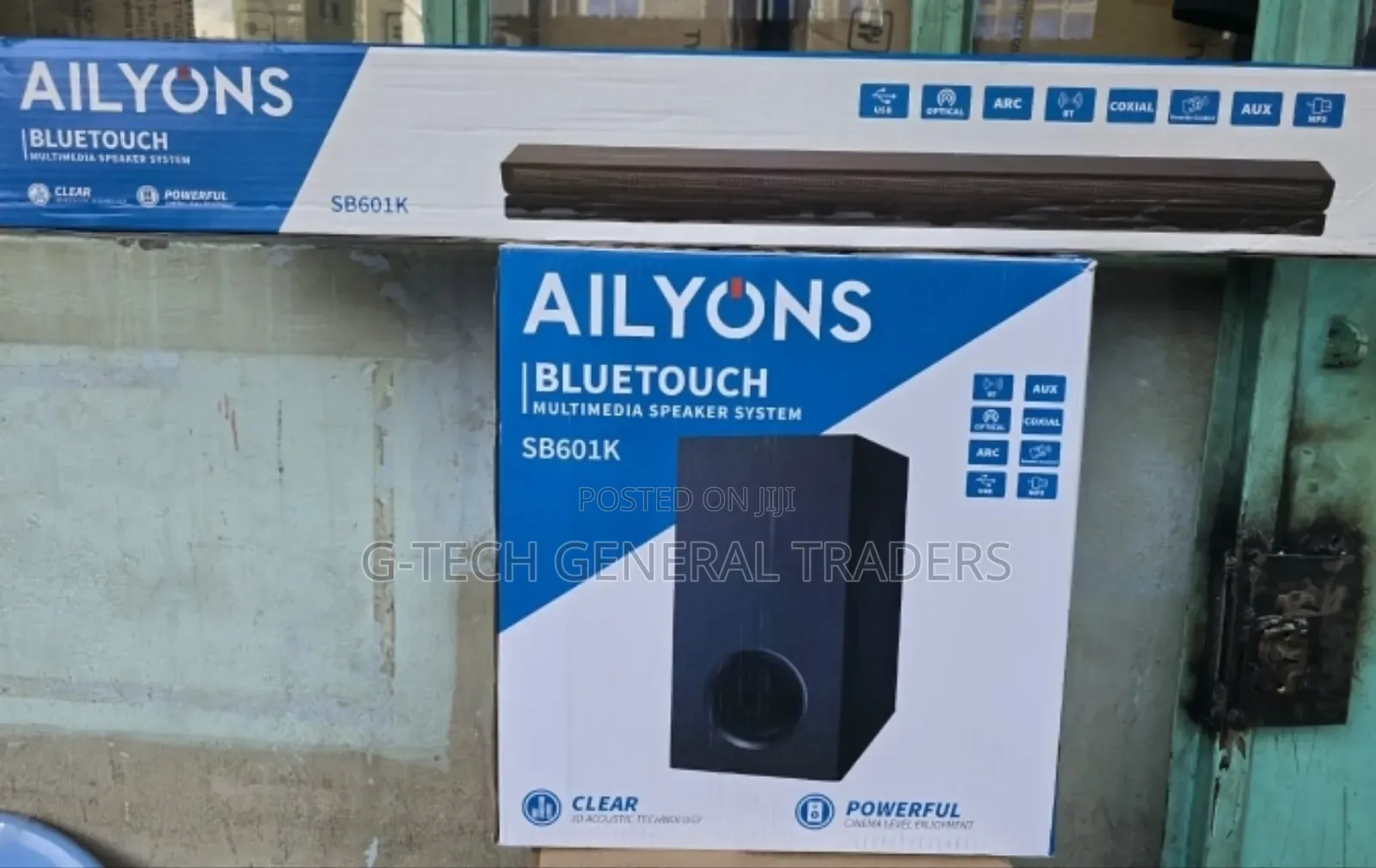 Ailyons 2.1ch Soundbar Speaker System Sb601k