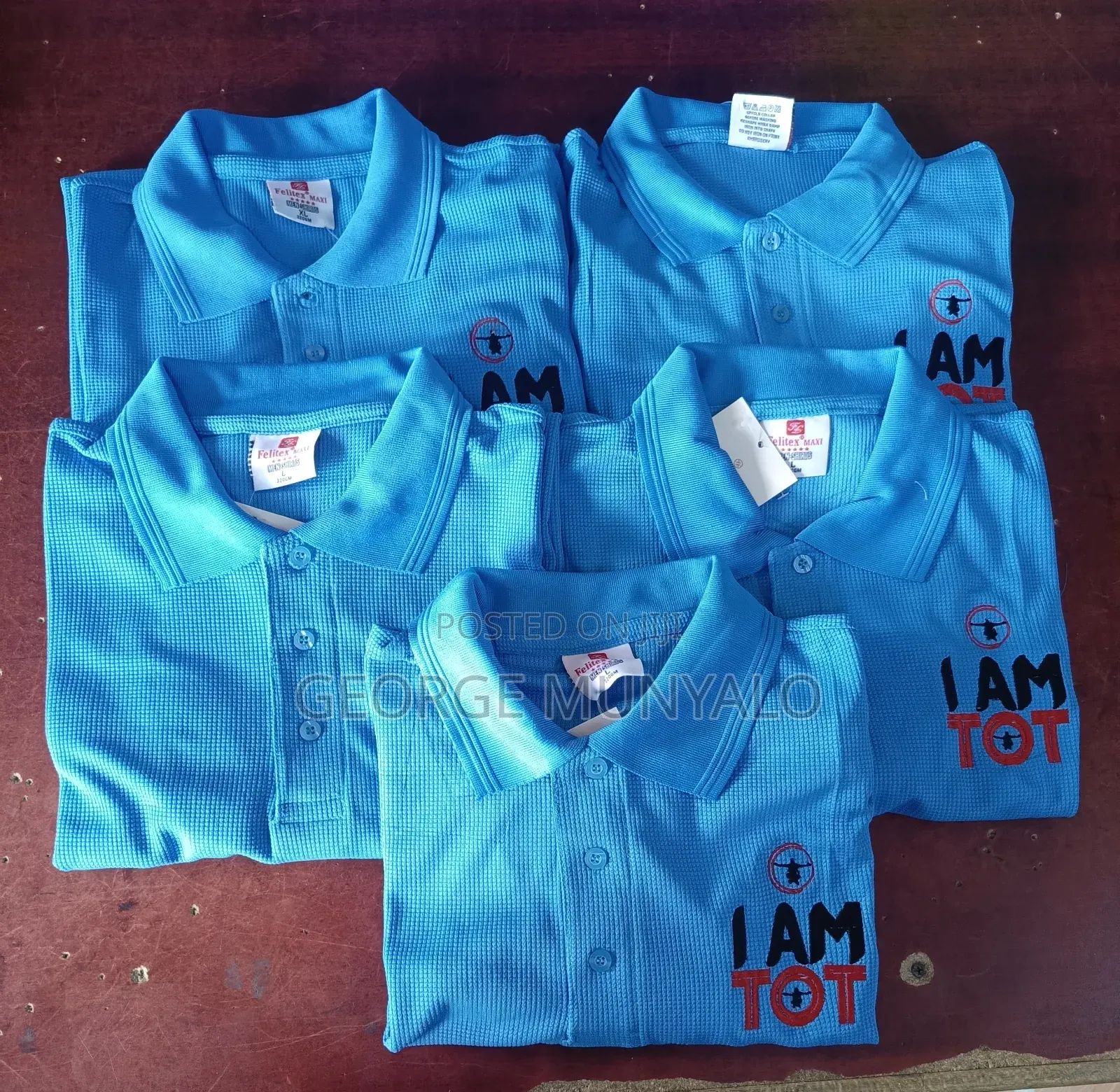 Blue Branded Shirts