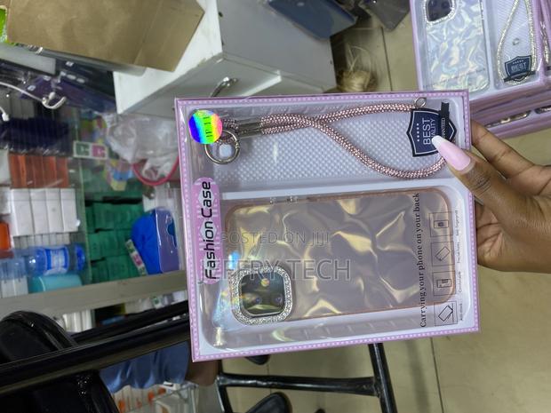 Casefiv Marbal Case With Strap Compatible With iPhone 11 - thumbnail 3