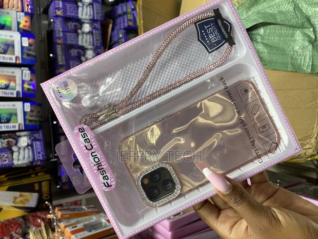 Asefiv Compatible With iPhone 11 Pro Marble Case With Stap - thumbnail 3