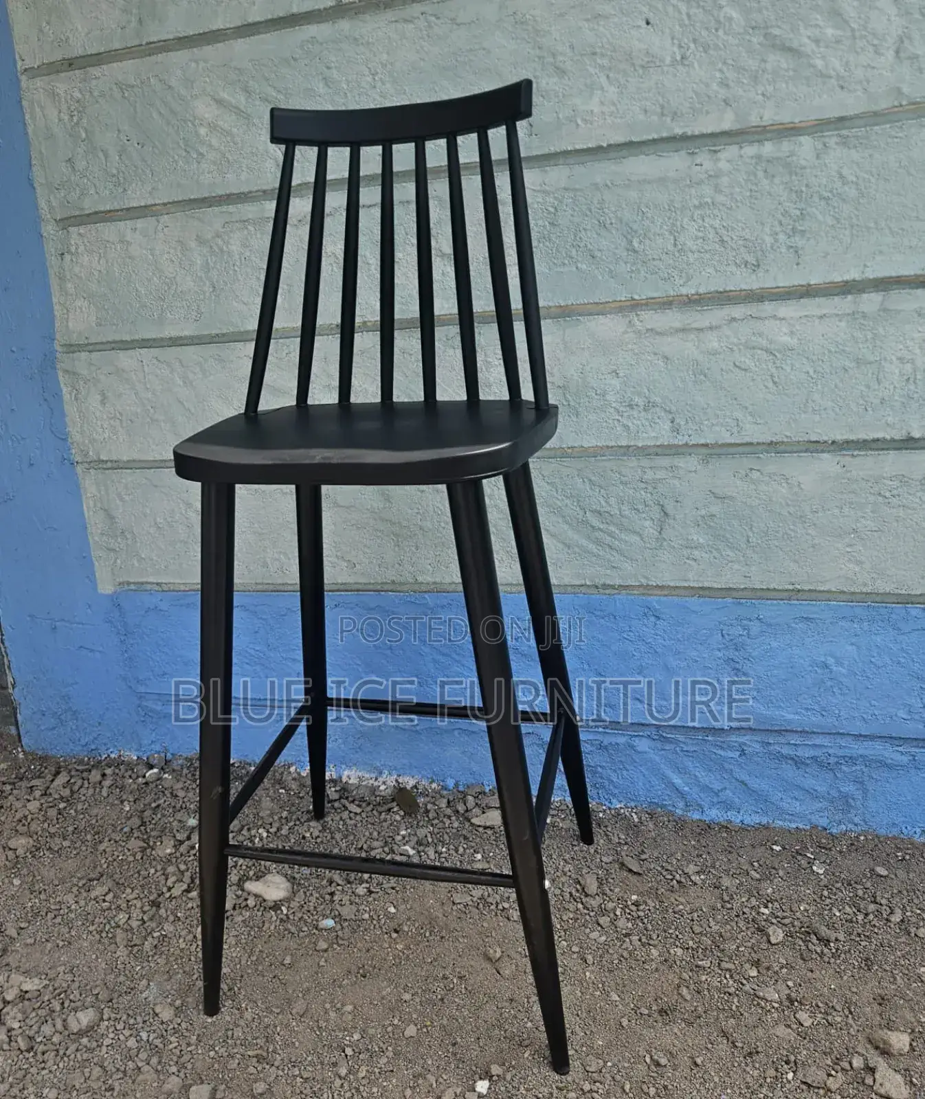 Black Plastic Stool