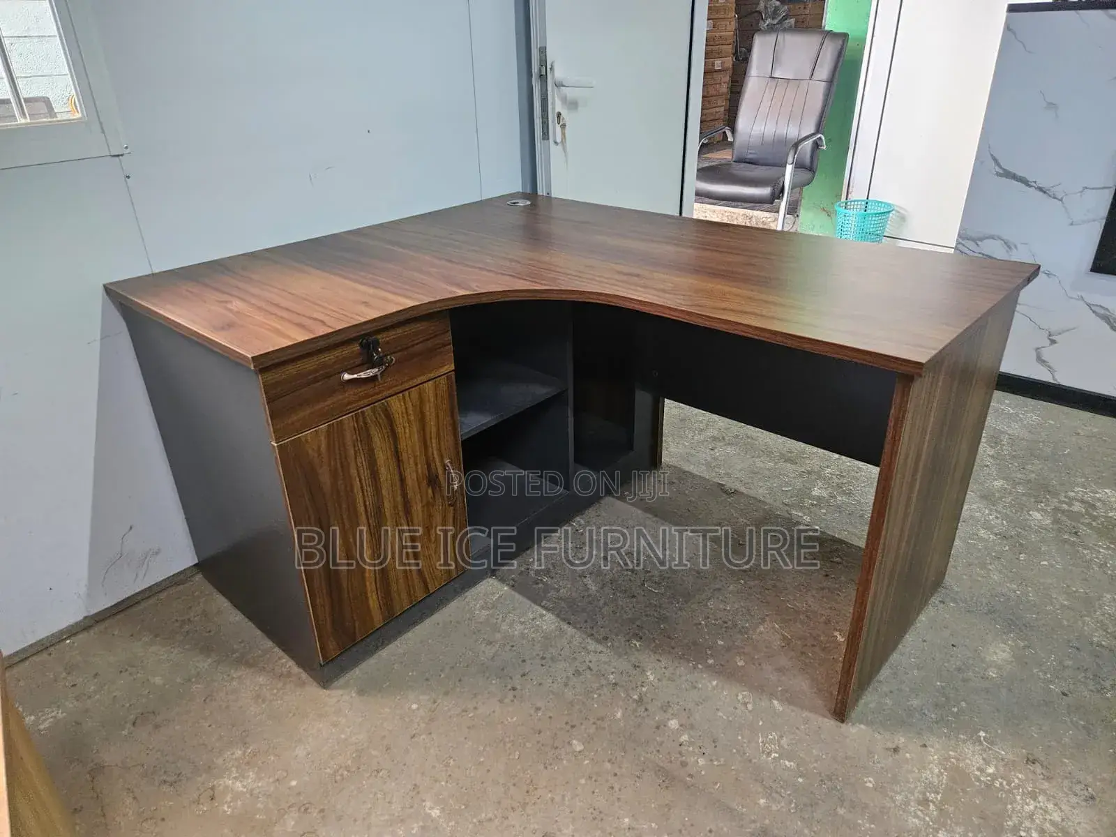 L-Shaped Imported Executive Desk