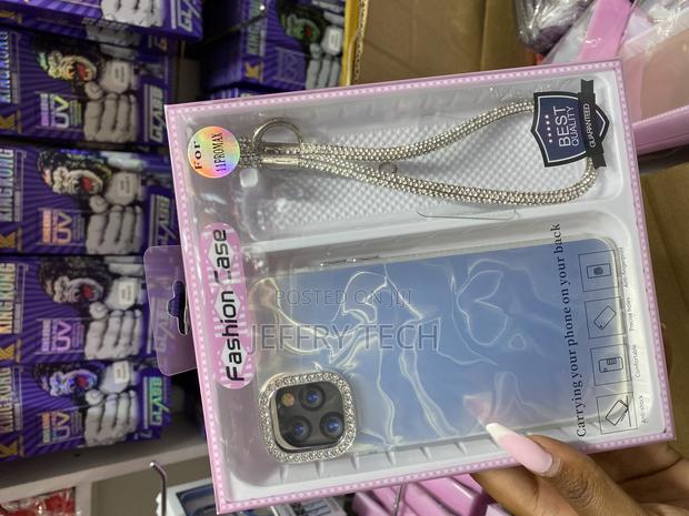 Sefiv Compatible With iPhone 11 Pro Max Marble Case With Strap - main view