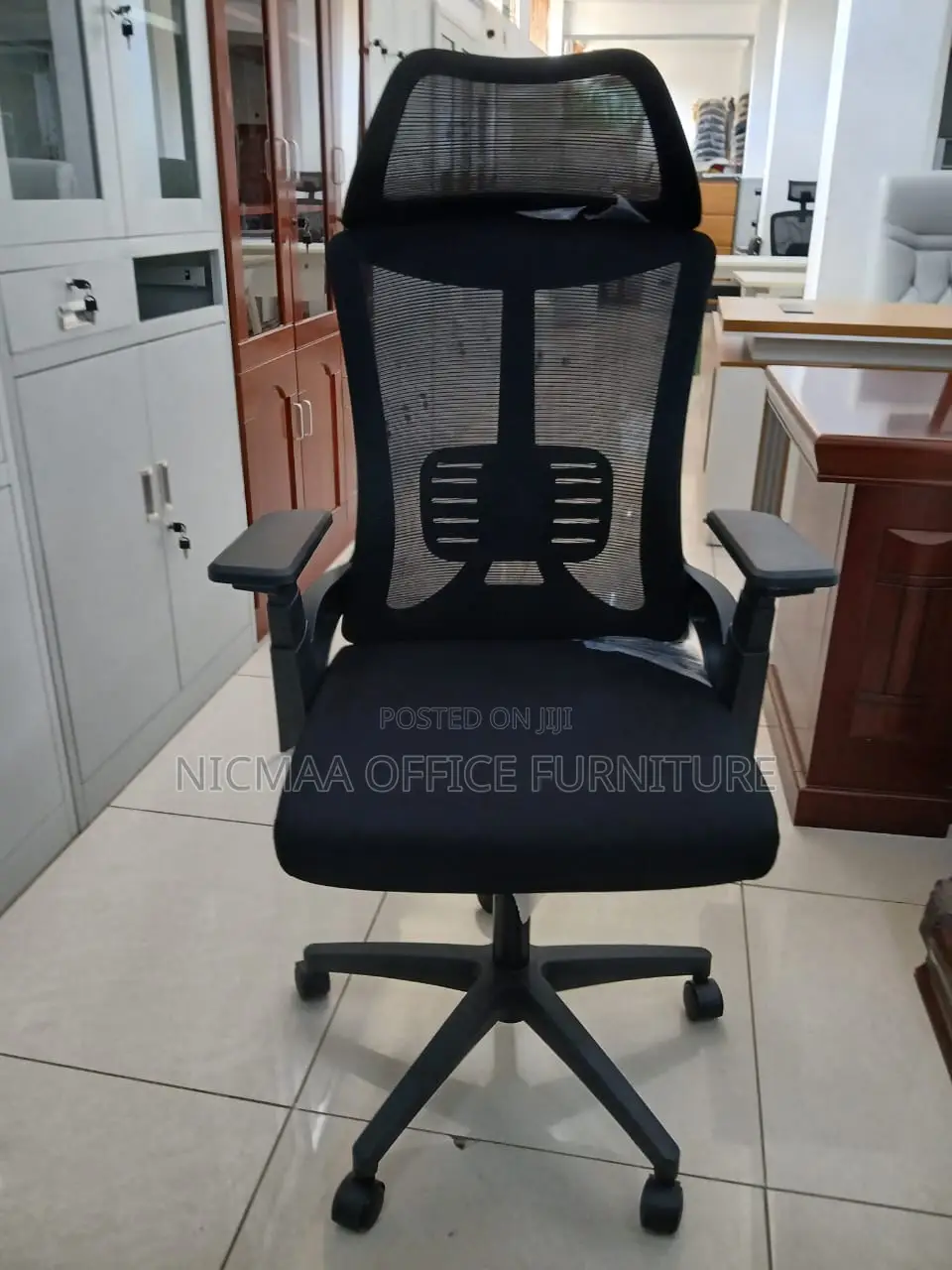 Lumbar + Head Support Ergonomic Seat