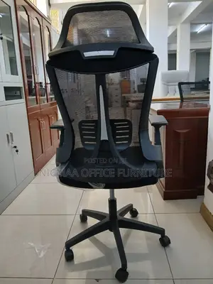 Lumbar + Head Support Ergonomic Seat