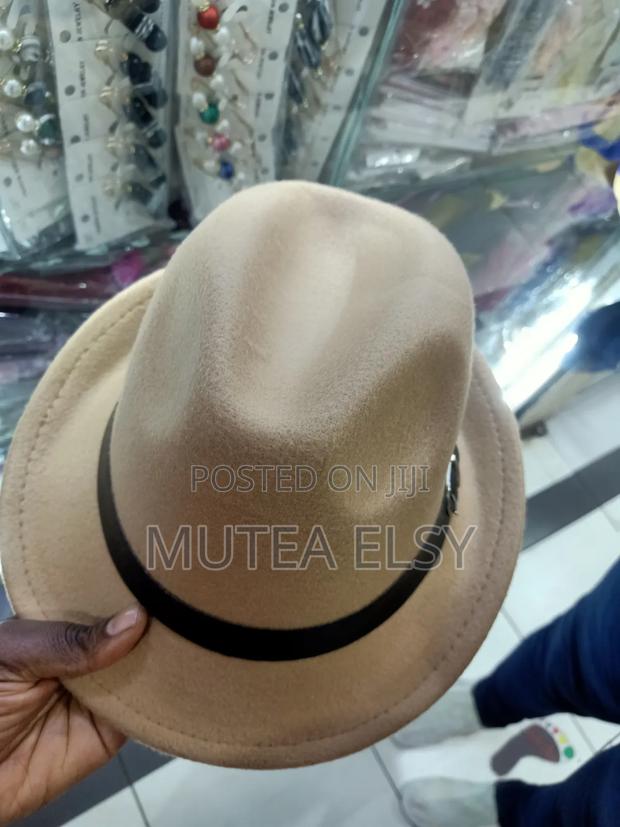 Emelard Green,White,Grey Beige Kids/Adults Short Brim Fedora Hats - thumbnail 3