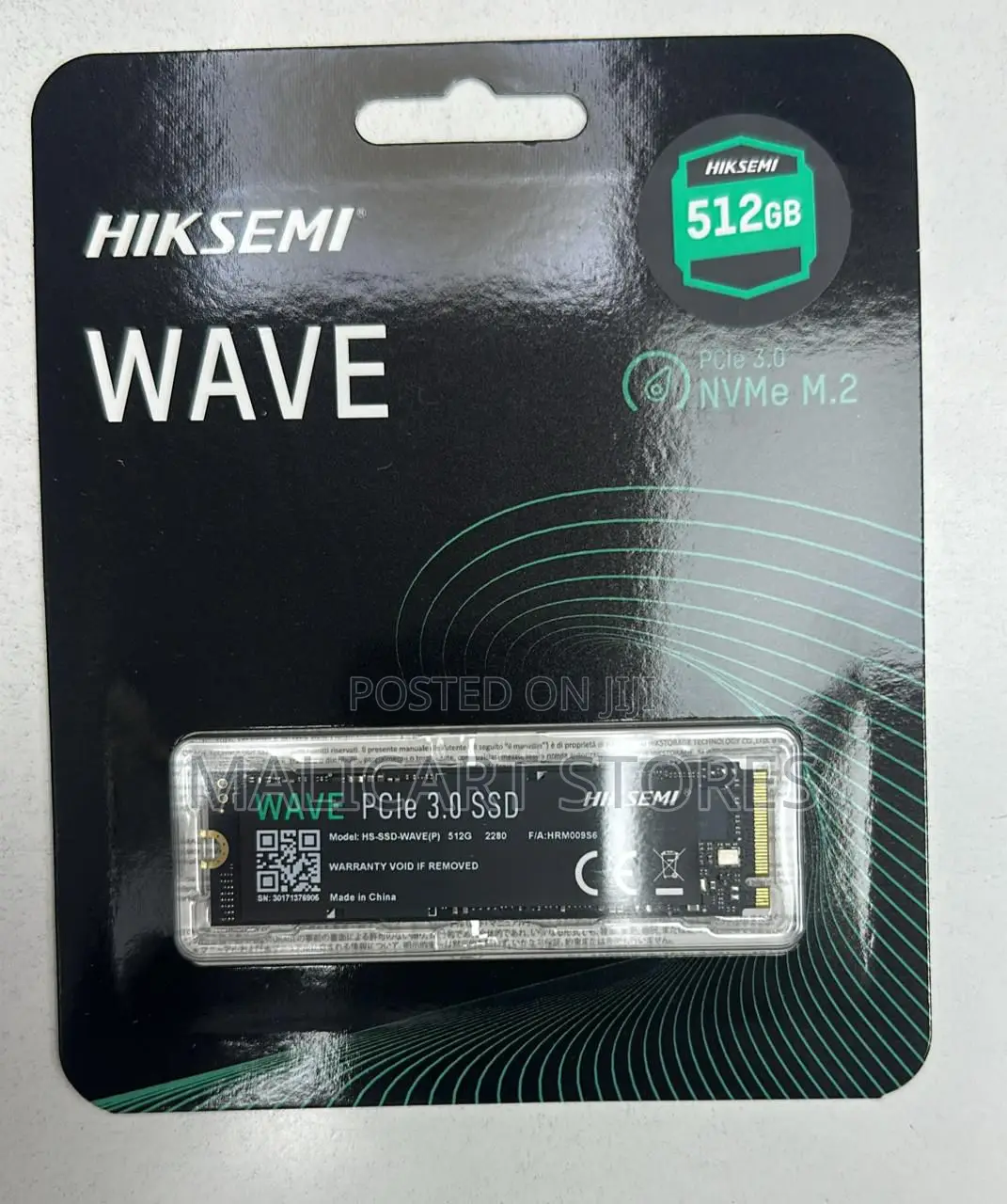 Hiksemi SDD Wave(P) Hfm009ei Pcie Gen3x4 Nvme, 512gb