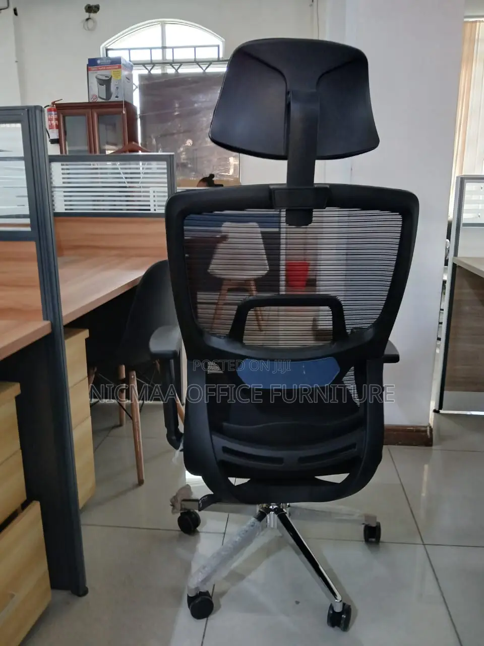 Mesh Back, Headrest Lumbar Support Executive Mesh Seat