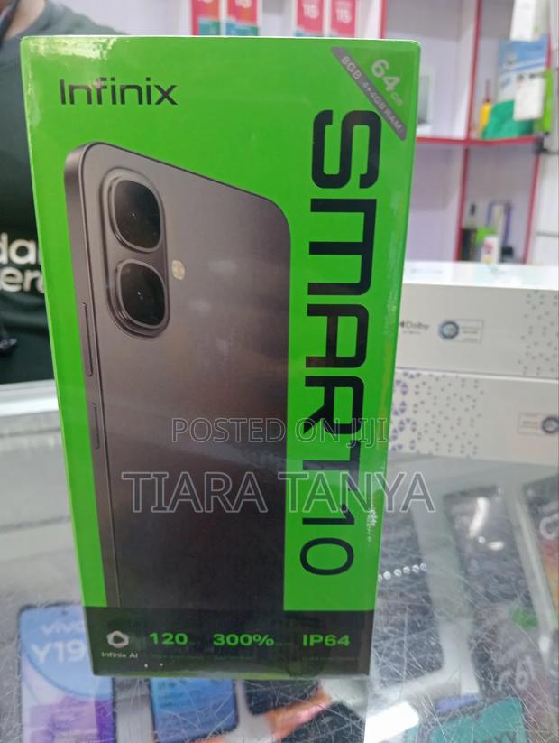 New Infinix Smart 10 128 GB Black