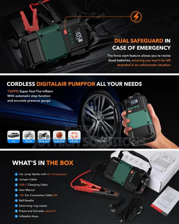 Car Jump Starter Portable/ Multipurpose Jump Starter - thumbnail 3