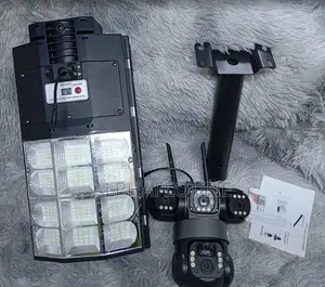 V380pro 2-in-1 Street Solar Powered Camera, CCTV