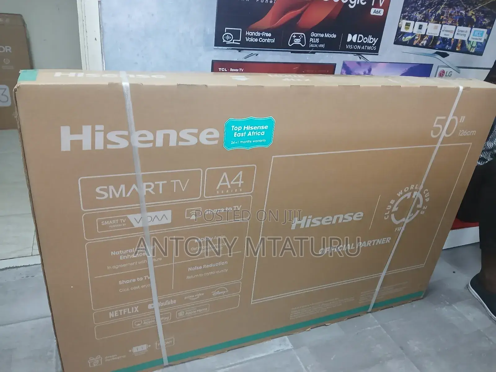 Hisense 50a4qken FHD Smart TV A4k