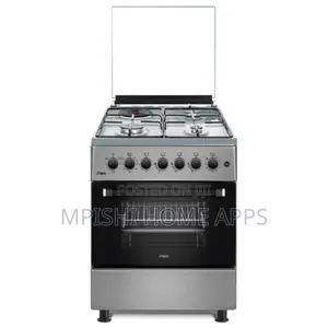 Mika Standing Cooker, 58cm X 58cm, 3 Gas Pool Jet Burners + 1hot Plate