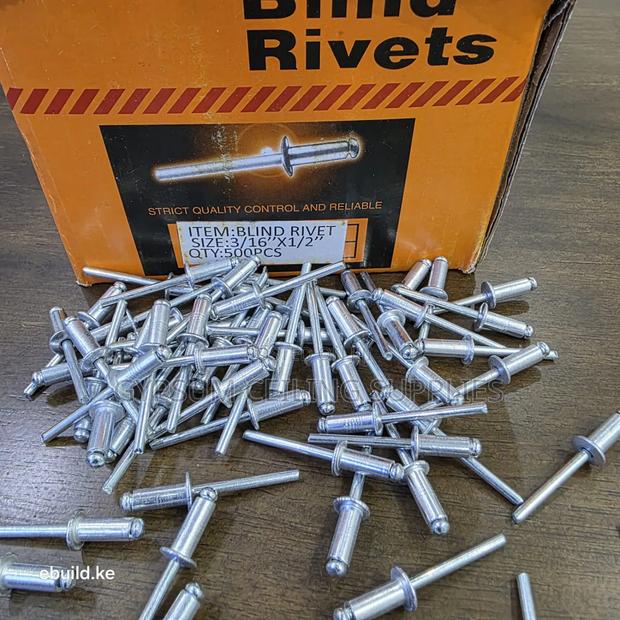 Pop Blind Rivets 3/16 ,1/2 Inch - thumbnail 3