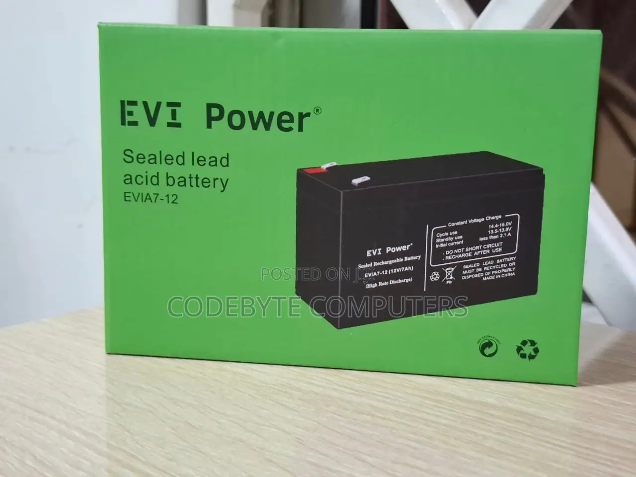 Evi Ups Battery 12/7ah Evi Ups Battery
