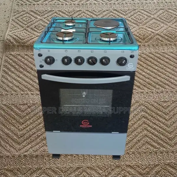 Eurochef 50x55cm Gas Cooker With Extra 1 Electric Hot Plate 3 Burners