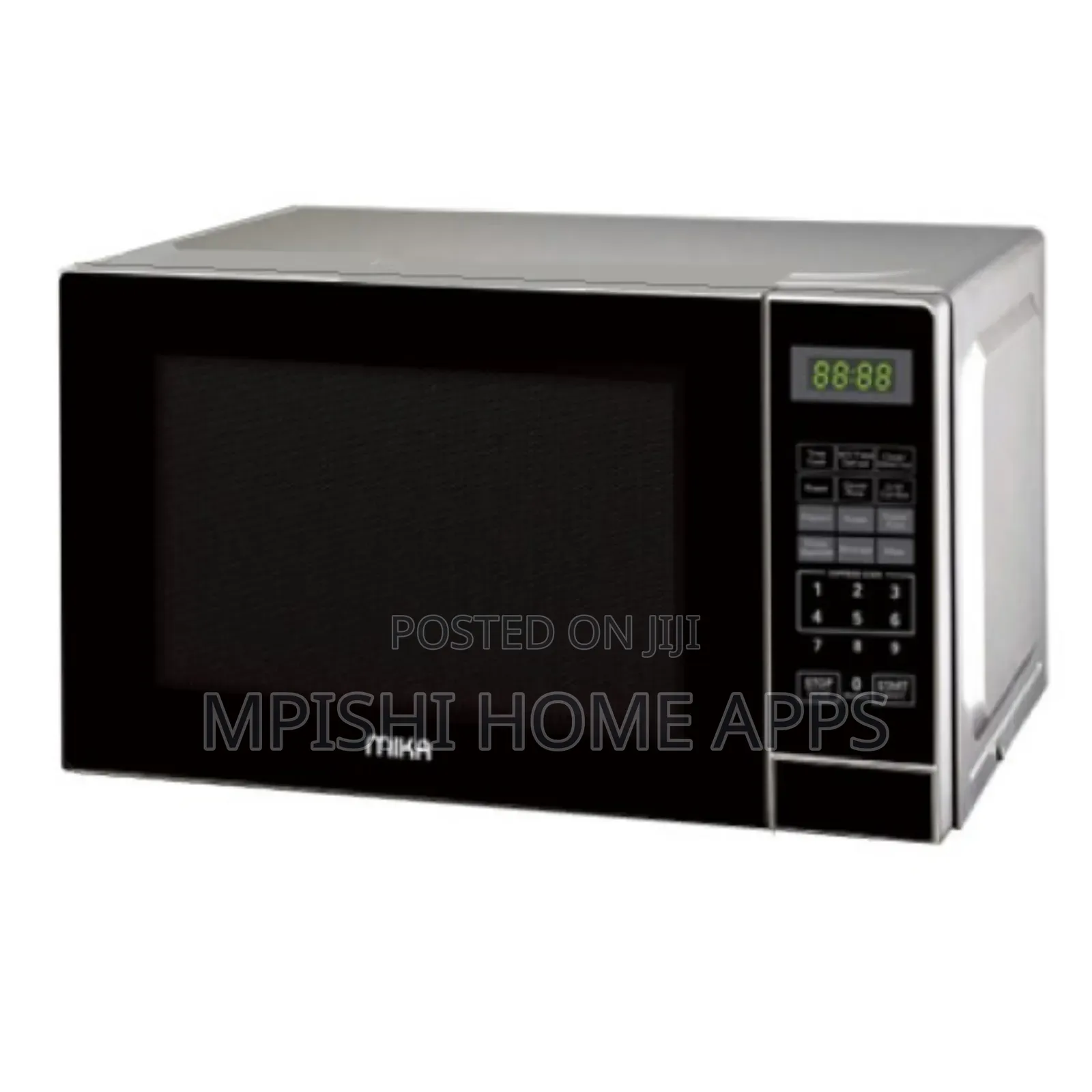 Mika Microwave Oven, 20l, Digital, Solo, Silver