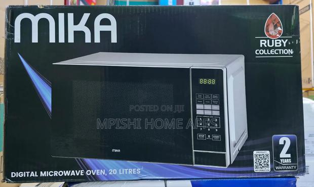 Mika Microwave Oven, 20l, Digital, Solo, Silver - thumbnail 2