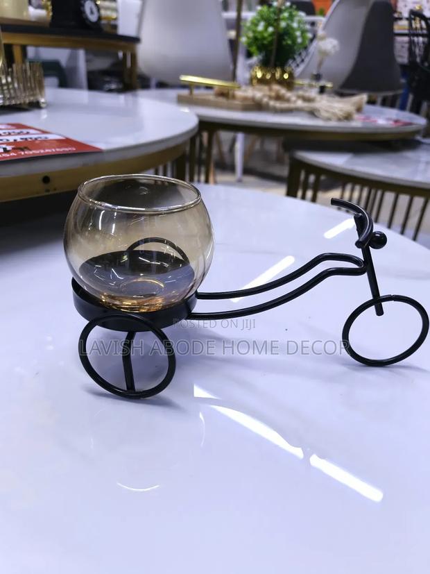 Bicycle Candle Holder Home Decor Office Decoration