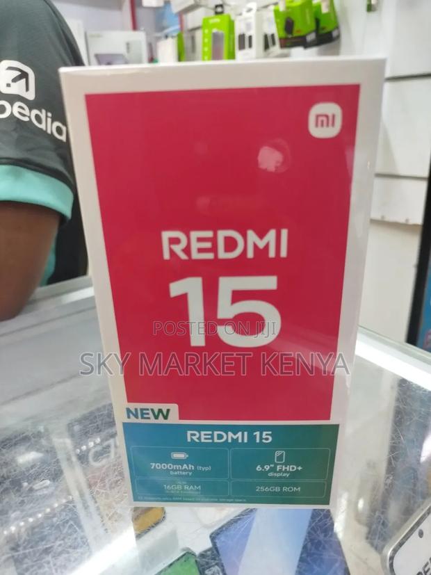New Xiaomi Redmi 15 5G 256 GB Black