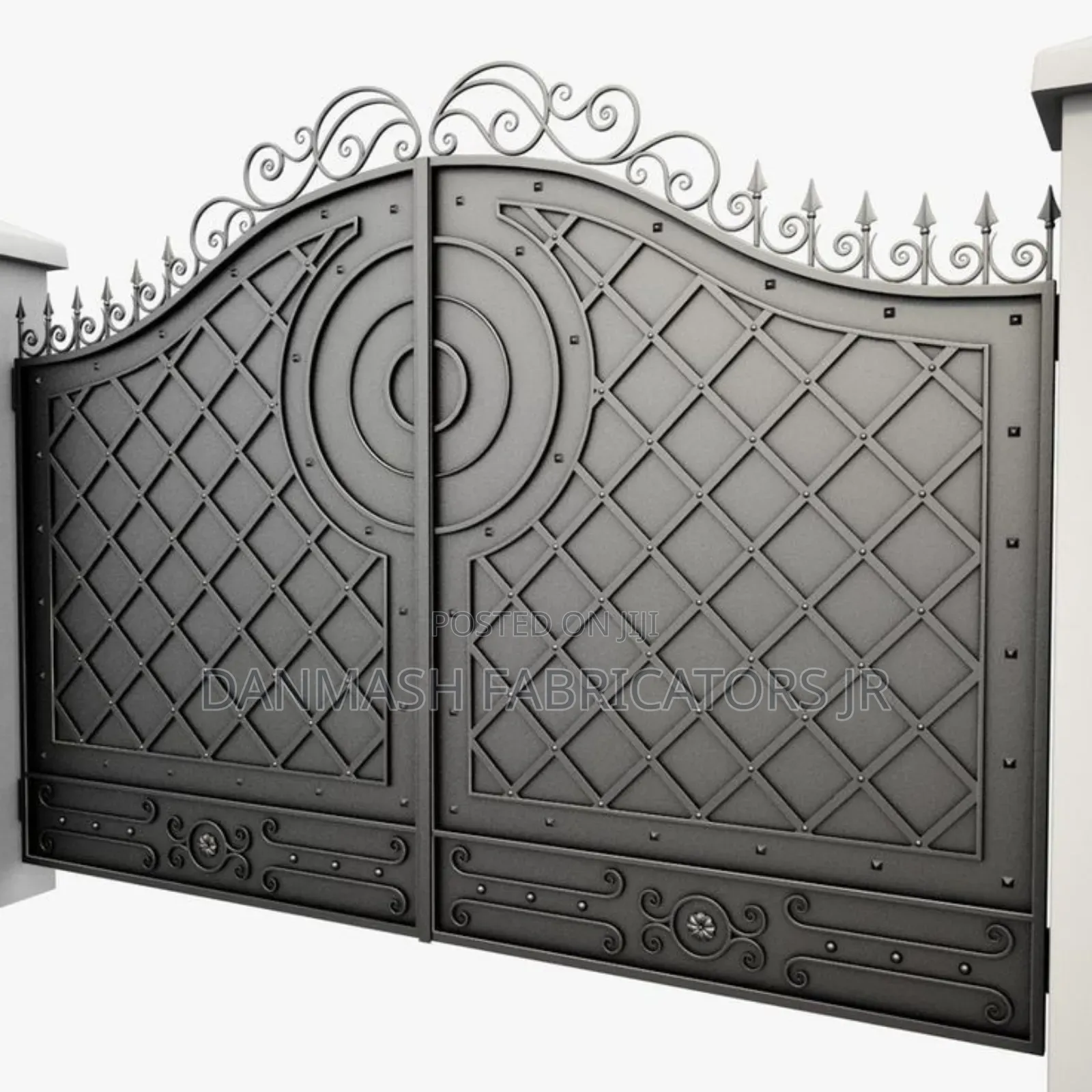 Premium Modern Black Gate