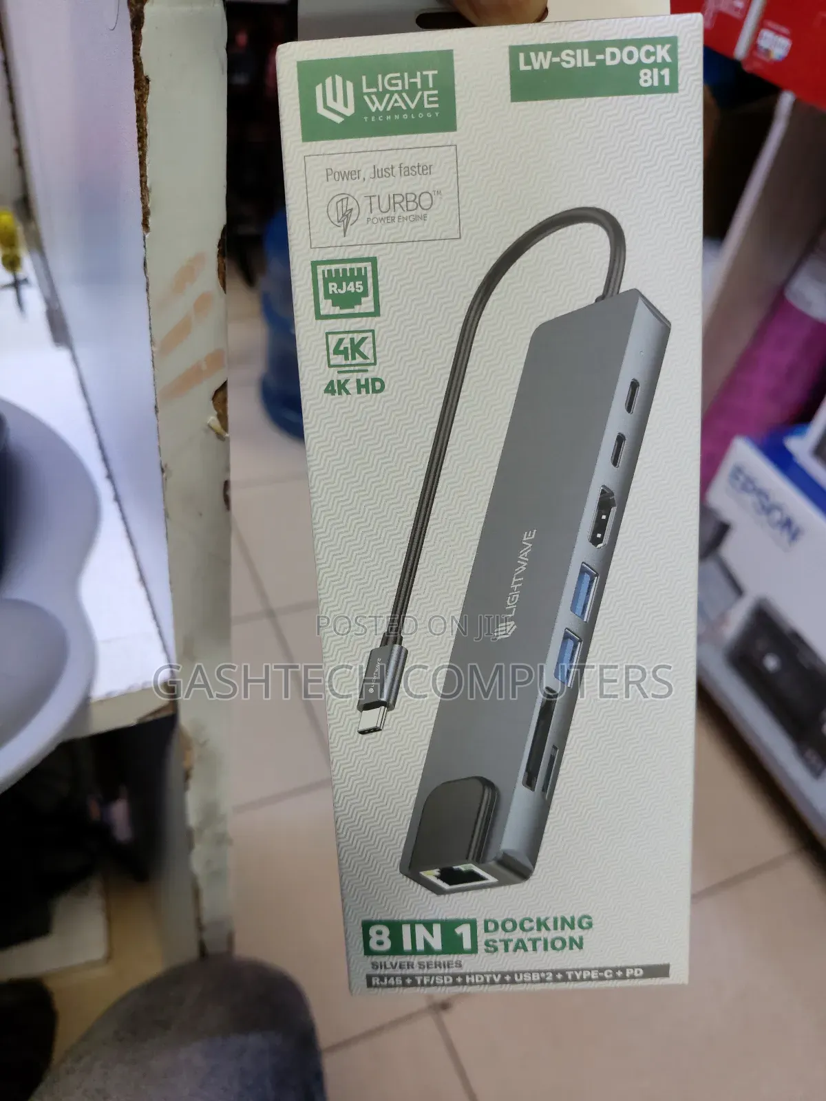 Lightwave Lw-Dock-8i1 Usb-C 8-in-1 Docking Station