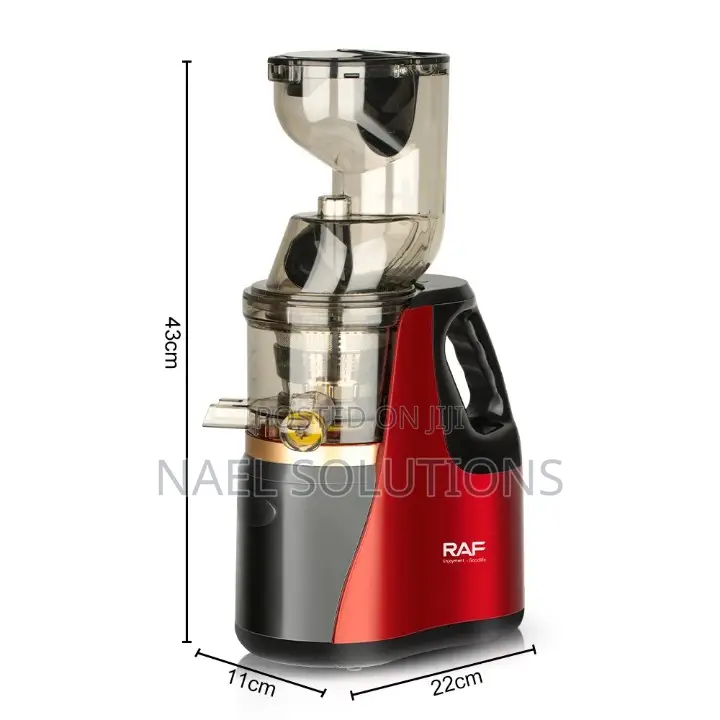 Slow Juicer Raf - 3 Year Warranty