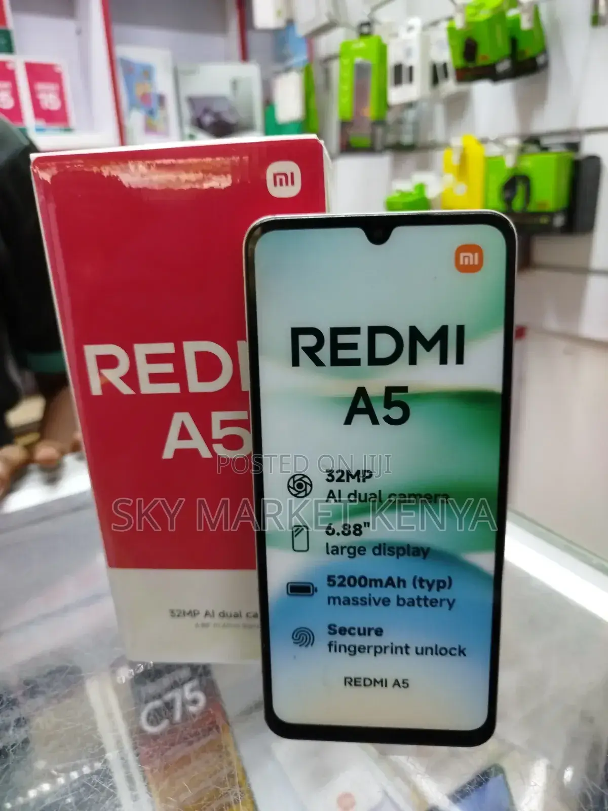 New Xiaomi Redmi A5 4G 64 GB Black