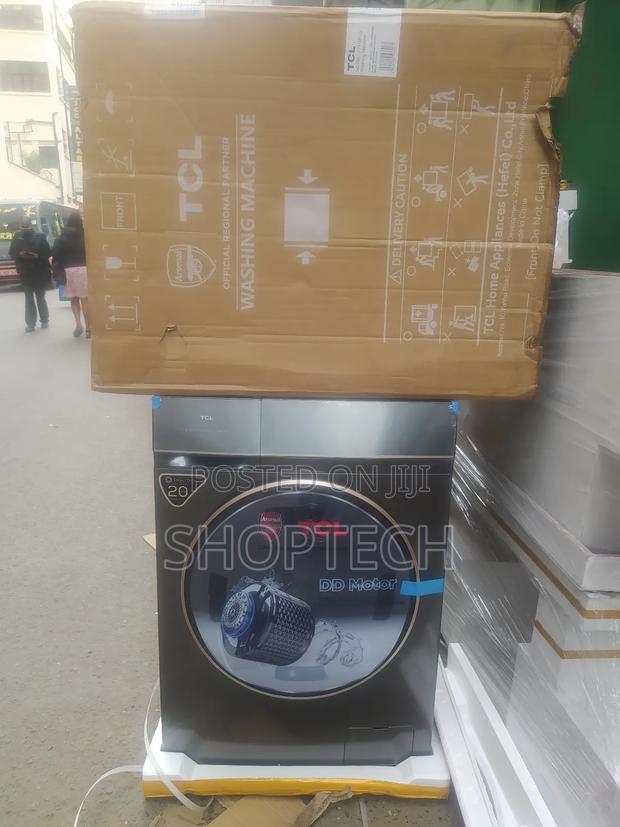 Tcl Washing Machine Front C7110 Flg 10kg Wash And Spin