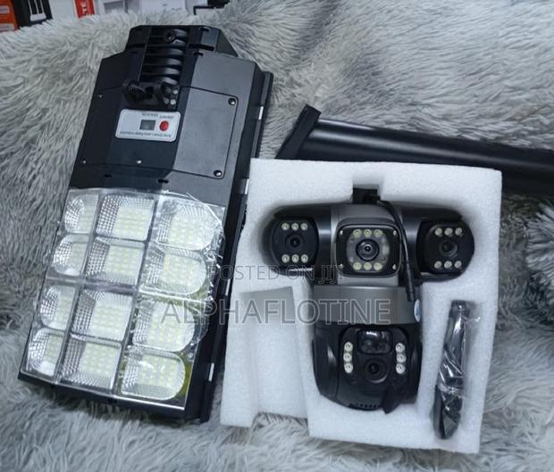 Ai Solar Camera + Lighting 2 in 1 V380pro Apppan:355° Tilt:90°