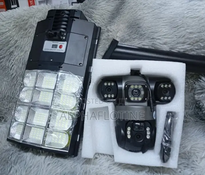 Ai Solar Camera + Lighting 2 in 1 V380pro Apppan:355° Tilt:90°