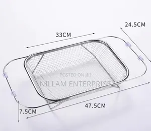 Stainless Steel Expandable Over-the-Sink Colander