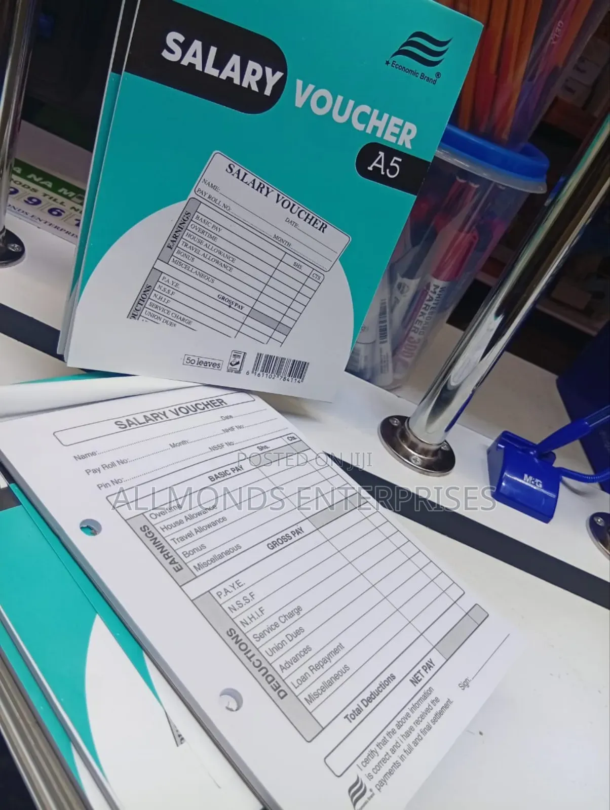 Economics A5 Salary Voucher
