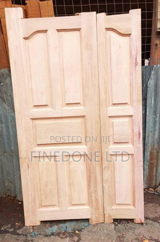 Mahogany Panel Door/Double Door