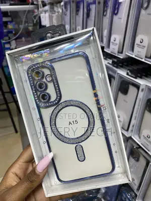 Doowe Samsung Galaxy A15 Magnetic Compatible Glitter Plated Case
