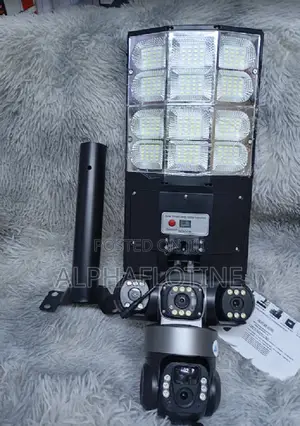 V-380 Pro 4g Triple(3) Lens Floodlight Solar PTZ Camera