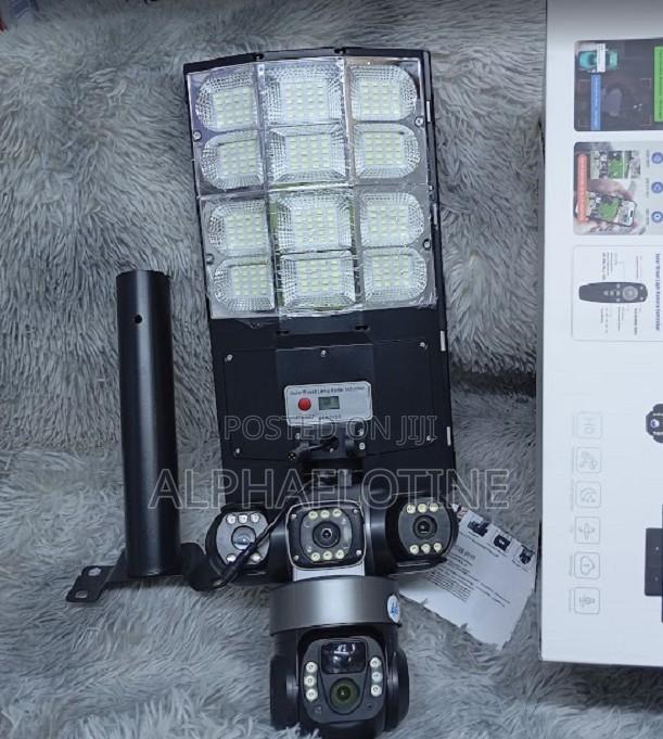 4g Sim Card Triple Lens Floodlight Solar PTZ Camera - main view