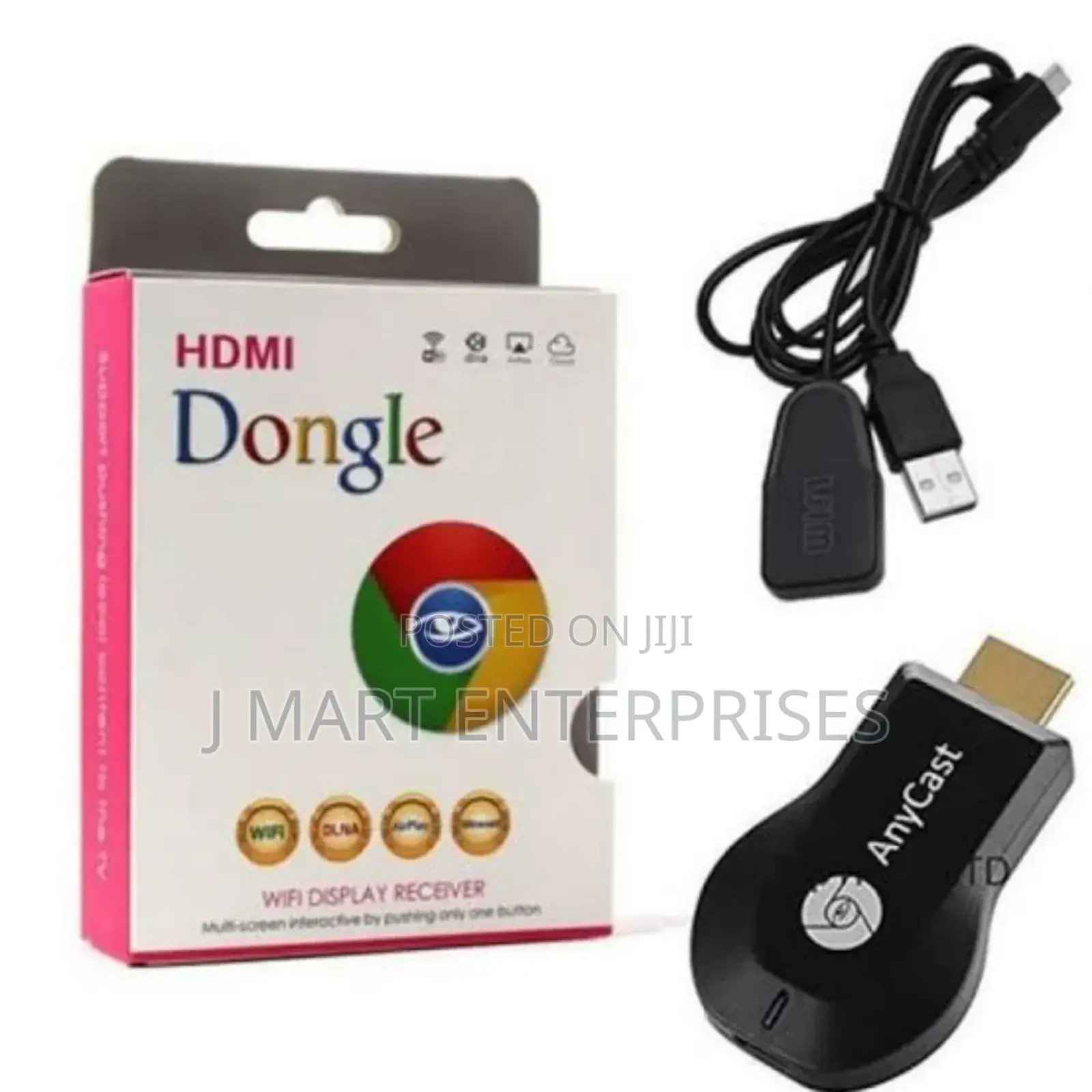 Hdmi Dongle, 1080p Wireless Wifi Display Dongle, Miracast Hdmi