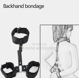 Slave Neck Handcuffs BDSM Bondage Restraints Collar Fetish Sex Gags