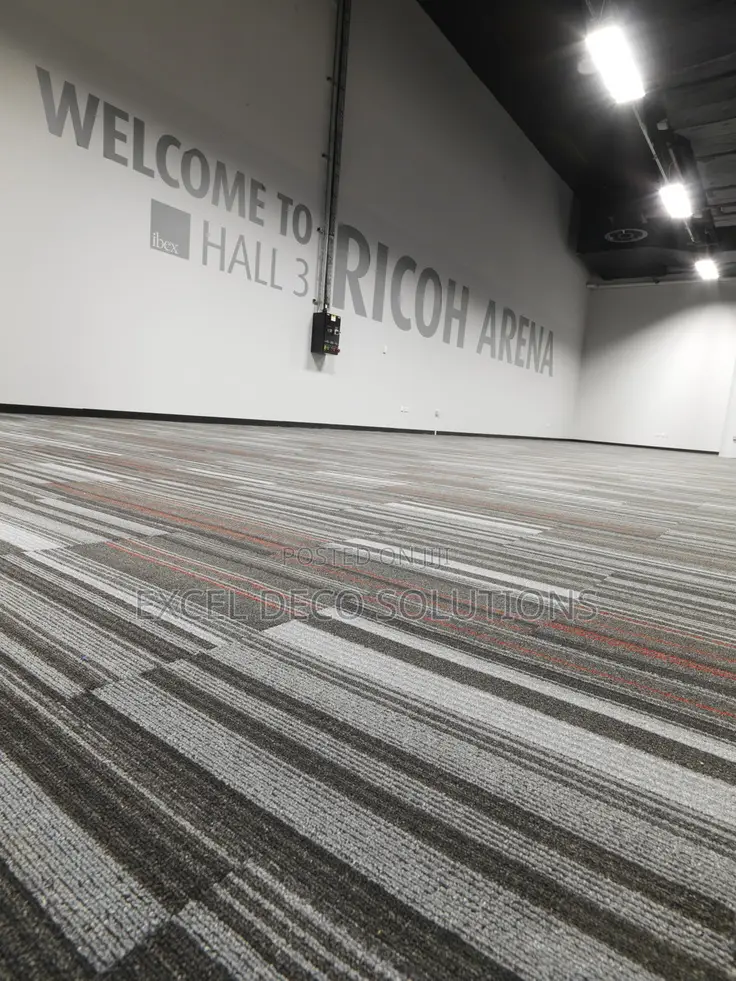 Heavy-Duty Carpet Tiles for Office Commercial Spaces