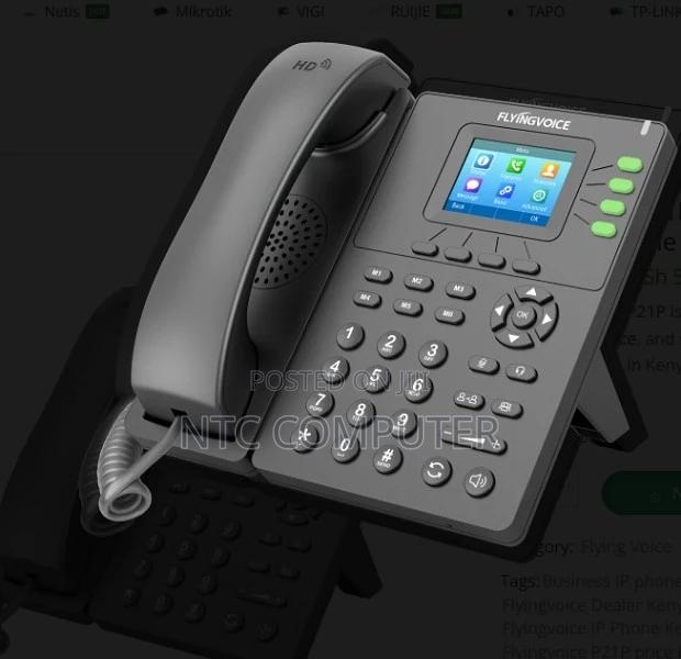 Flyingvoice P21p Color Screen Business Ip Phone – Hd Voip Phone